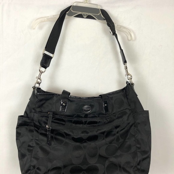 Black Authentic Coach Diaper Bag - Picture 5 of 12